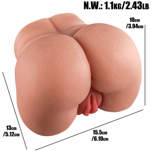 A553 (2.43lb)Mini Fat Belly Fake Pussy and Anal Ass Cheap Sex Dolls For Men