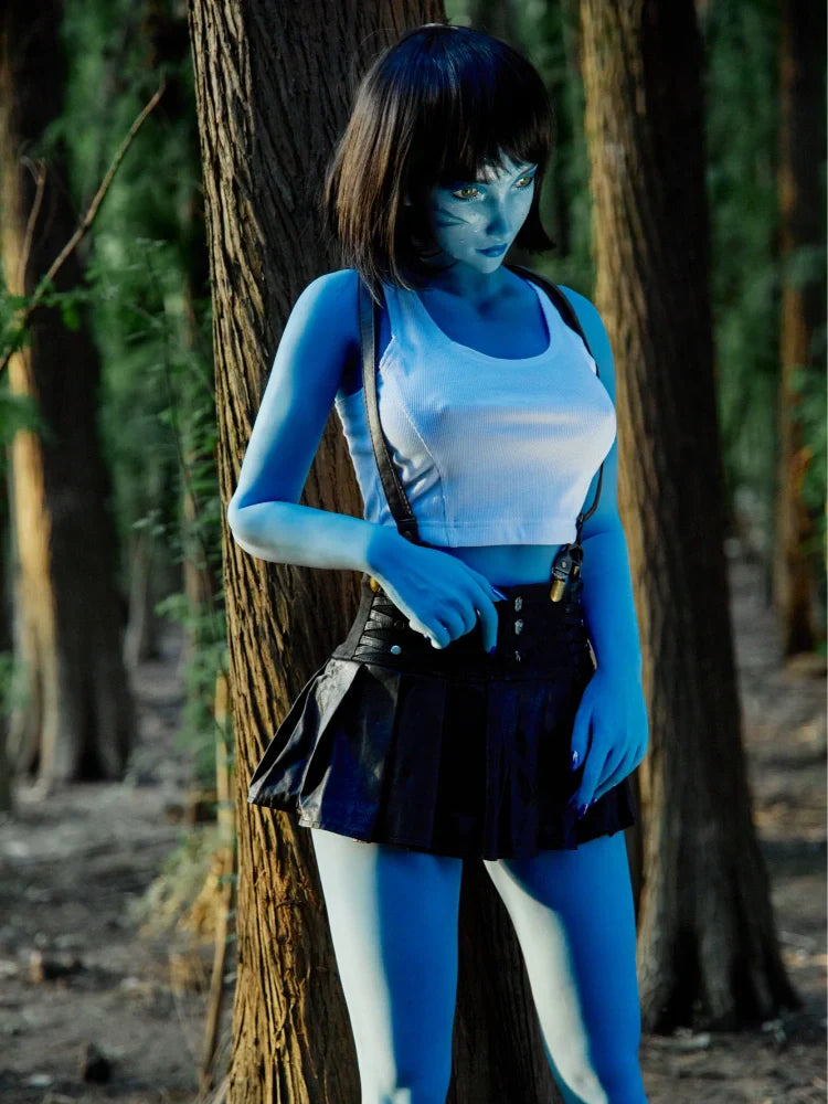 F1506-158cm(5ft2)-38.5kg D Cup Tifa Fantasy Silicone Head Alien Sex Doll|Climax Doll