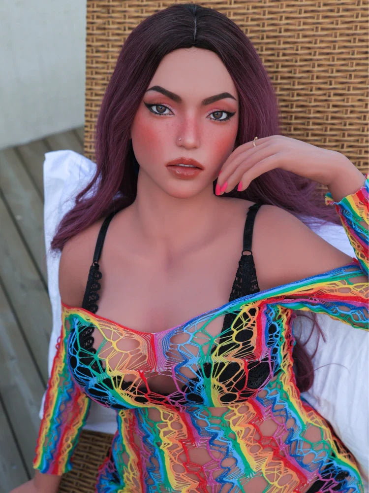 F1514-155cm(5ft1)-38kg E Cup Ginny MILF Silicone Head life size realistic sex doll |Climax Doll Pro