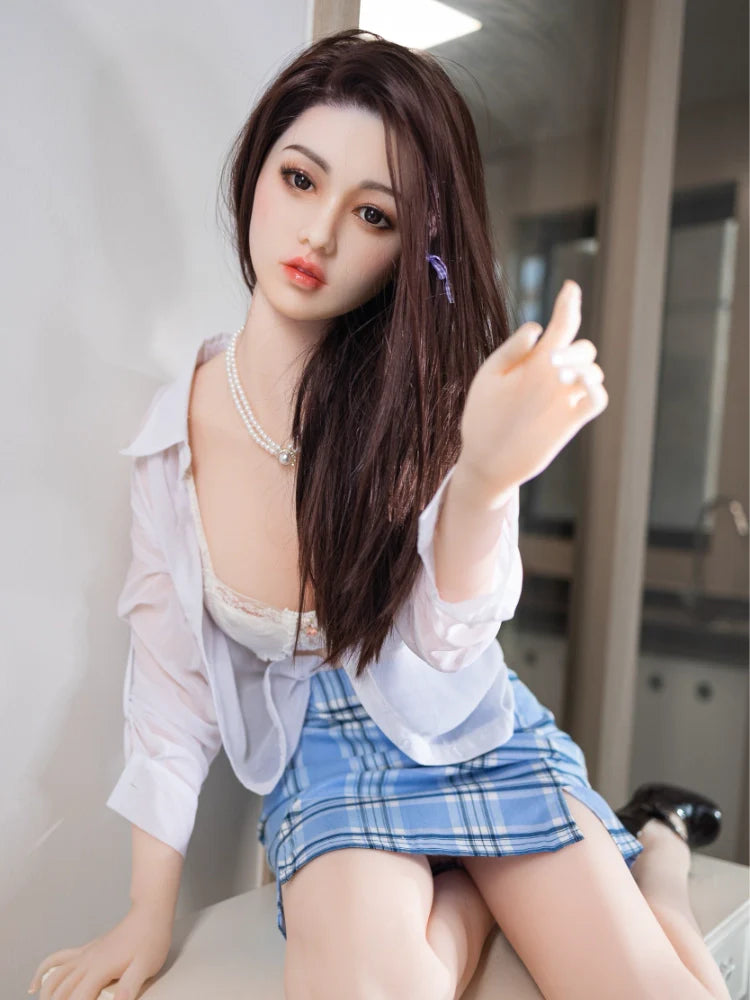 F3497-165cm(5f4)-33kg E Cup Medium Breast Silicone Head Sex Doll | Aibei Doll