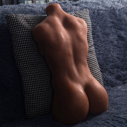 T267-17.6lbs Realistic Adult Male Dolls Sex Torso Dildo For Women|QSX