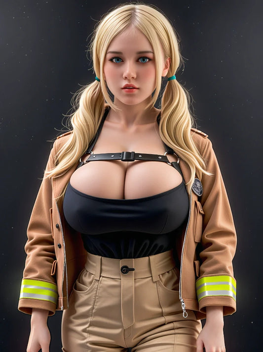 F3443-153cm(5ft) -34kg H Cup Real Silicone Head Mine Sex Doll | Aibei Doll
