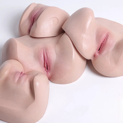 P414 (13.9lb) S2 Silicone Realistic Pocket Pussy Male Masturbator Fake Vagina Sex Toy