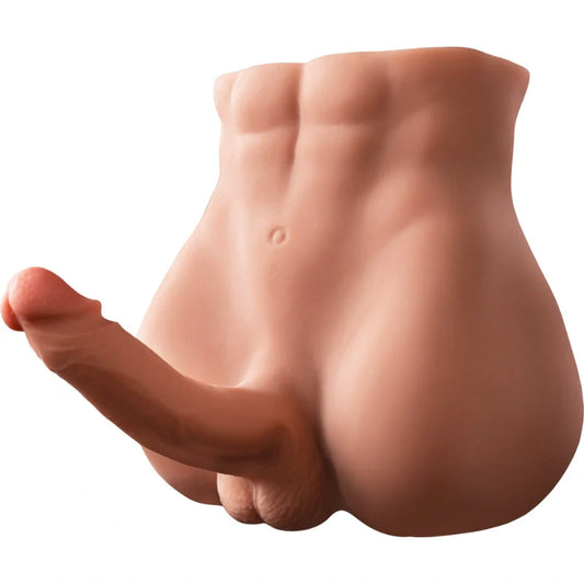 T704(11.46lb)  Lifelike Big Penis Male Sex Doll Torso Dildo Adult Toys With 5.9? Dildo for Female Masturbation | xingse