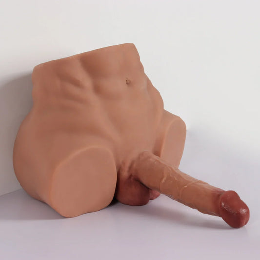 T210-11.7lb Torso Doll With Big Dildo?Male Torso Dildo Sex Toy