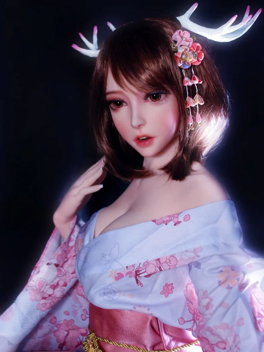 F2533-Elsa Babe-150cm/ 5ft-27.5kg G-cup Full Silicone Cute and Sexy Anime Sex Dolls