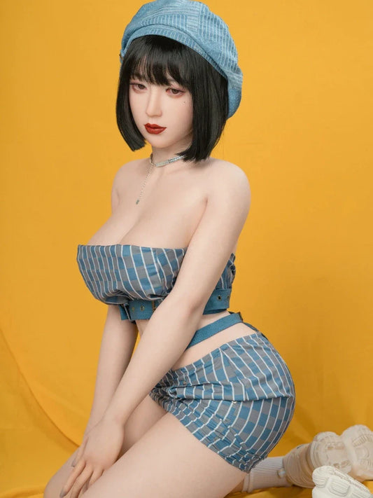 F632-Kyla 165cm/5ft4 Big Boobs Short Hair Silicone Sex Doll【In Stock USA & Canada】