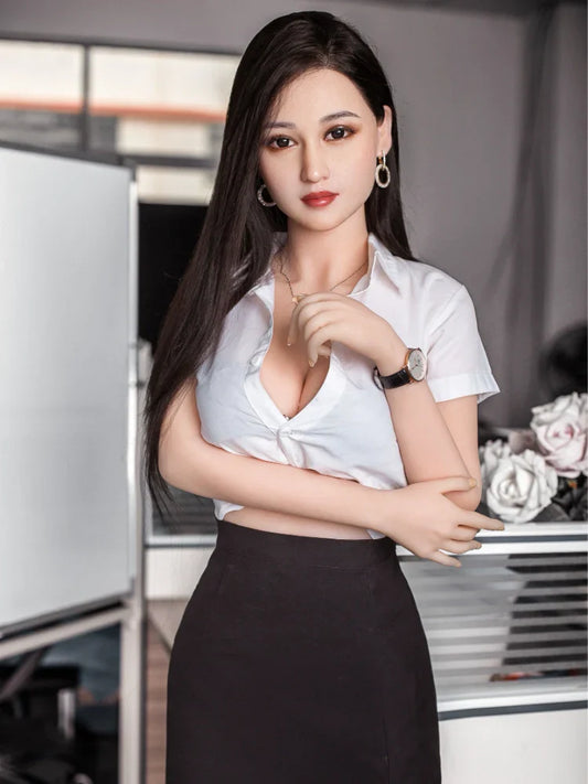 F3496-165cm(5f4)-34kg H Cup Big Breast   Silicone Head Chinese Sex Doll | Aibei Doll